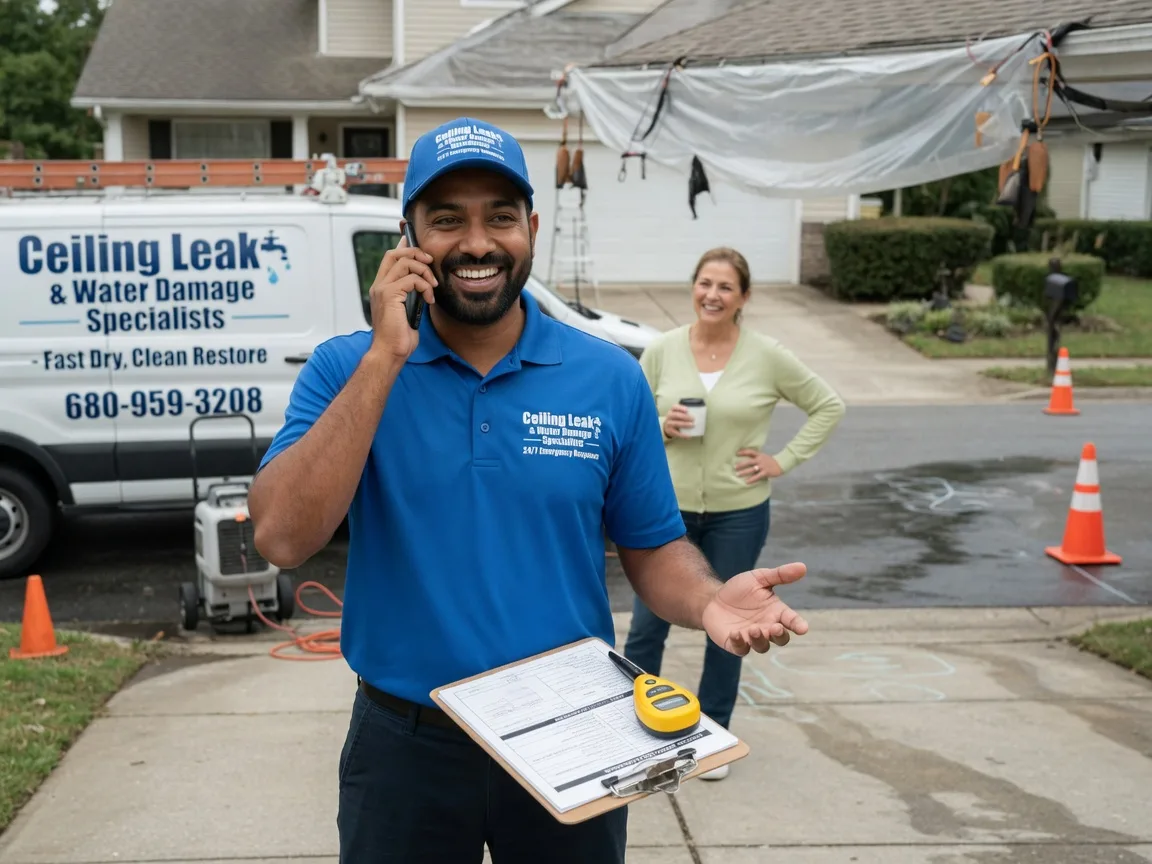 Ceiling Leak Cleanup Canfield, OH FAQs
